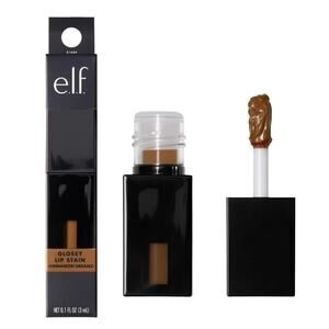 NEW e.l.f. Glossy LIP STAIN GLOSS Cinnamon Dreamz 0.1 oz Beauty Lip Color NIP